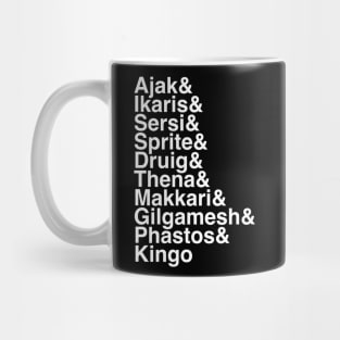 Eternals Names Mug